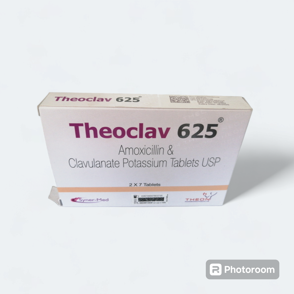 Theoclav 625 (amoxicillin clavulanic acid) 