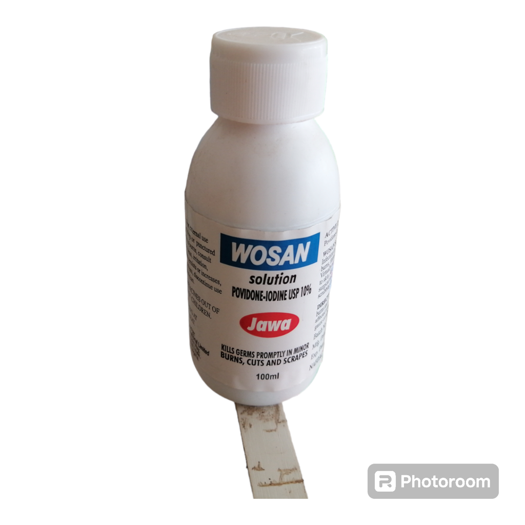 Wosan solution (povidone iodine 10%) 100ml