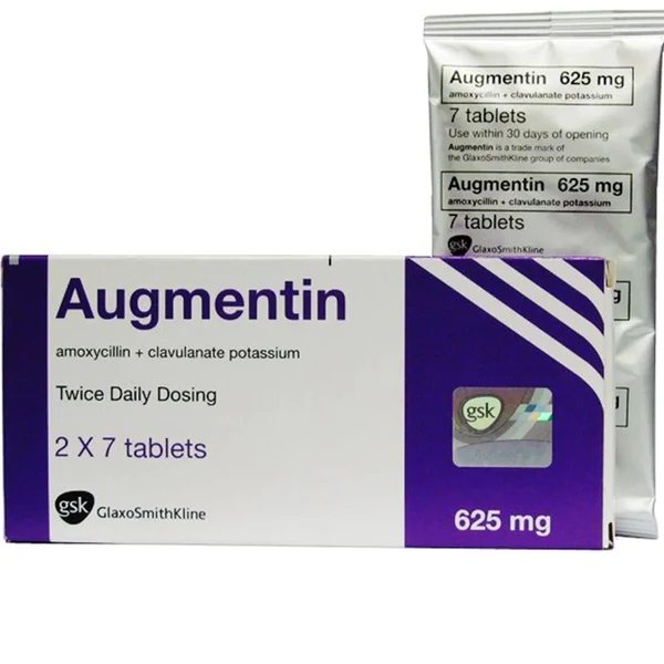 Augmentin 625mg (amoxycillin clavulanate potassium) gsk