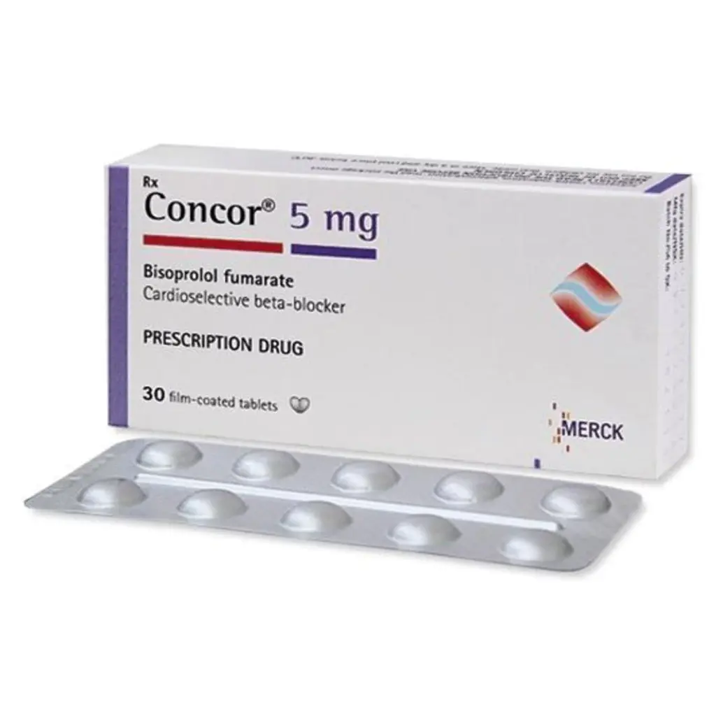 Concor 5mg (bisoprolol) tabs