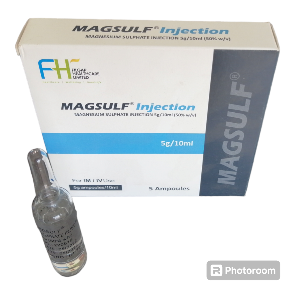 Magsulf (Magnesium Sulphate) 5g/10ml injection