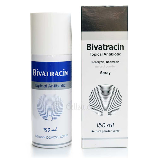 Bivatracin (Neomycin Sulphate 165000IU + Bacitracin zinc 12500 IU) Spray