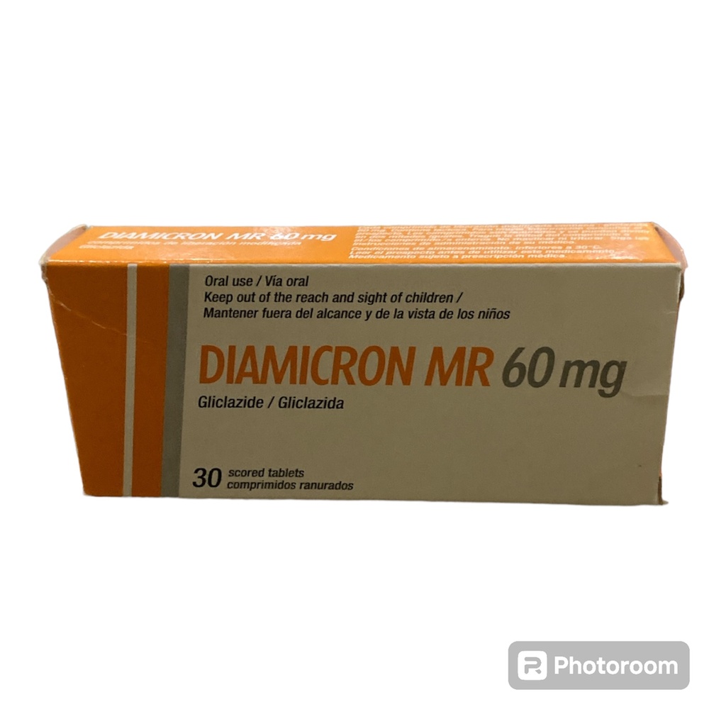 Diamicron MR 60mg (gliclazide)