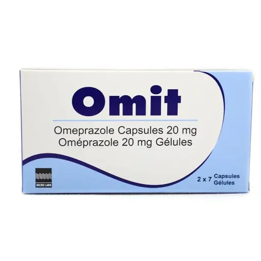 Omit (Omeprazole 20mg) Capsules