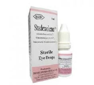 Stadexolene (Dexamethasone Sodium Phosphate 0.1% + Chloramphenicol 0.5% + Tetrahydrozoline Hydrochloride 0.025%) Eye Drop