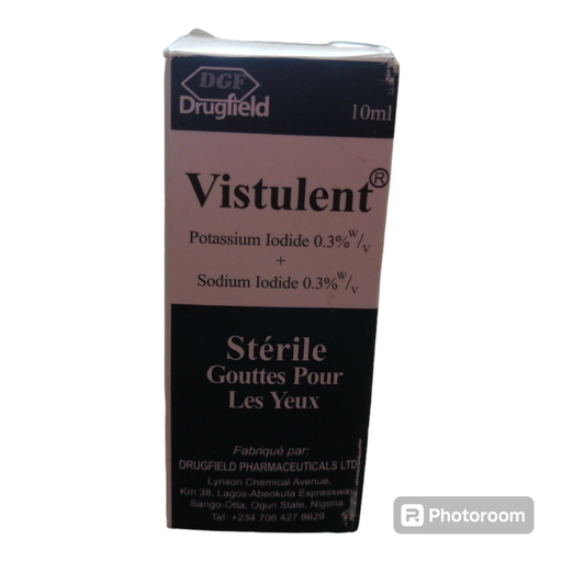 Vistulent (Potassium Iodide 0.3% + Sodium Iodide 0.3%) 10ml Eye Drop