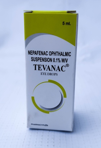 Tevanac (Nepafenac 0.1%) Eye Drop