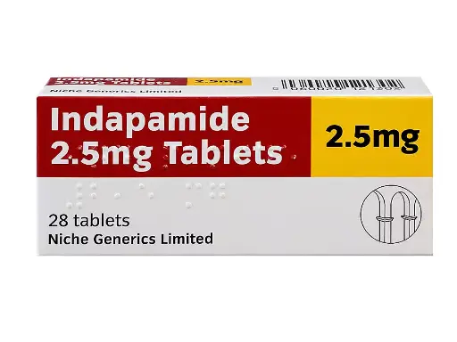 Indapamide 2.5mg (Niche Generics) Tablets