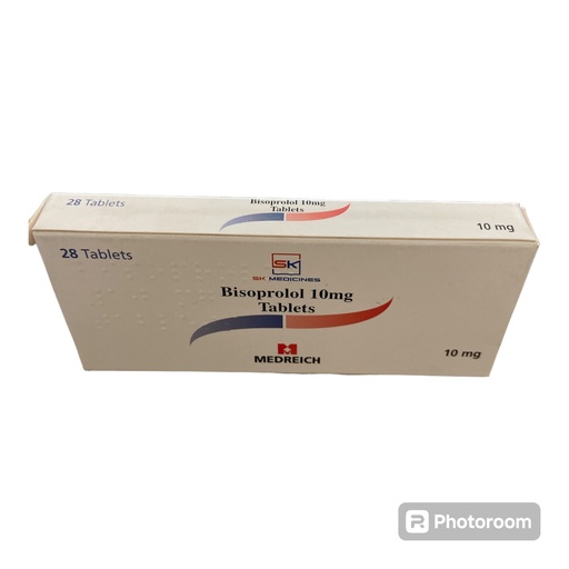 Bisoprolol 10mg Tablets (Medreich)