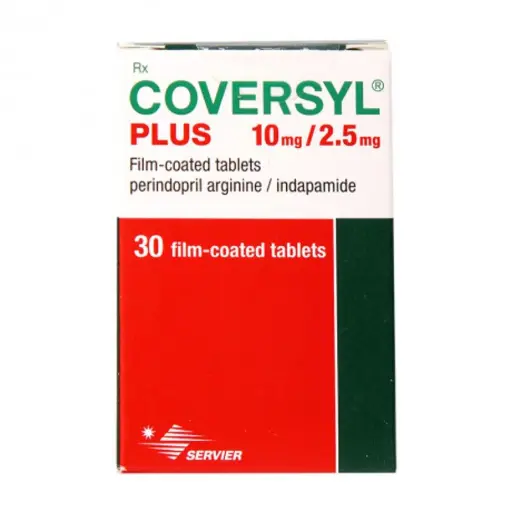 Coversyl plus 10mg/2.5mg (Perindopril Arginine/ Indapamide) Tablets