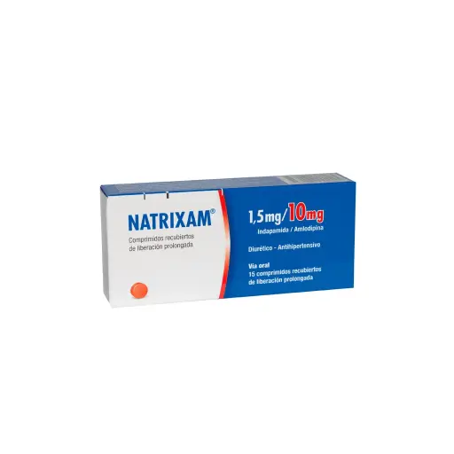 Natrixam 1.5mg/10mg (Indapamide/Amlodipine) Tablets