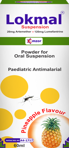Lokmal Suspension (artemeter lumefantrine)
