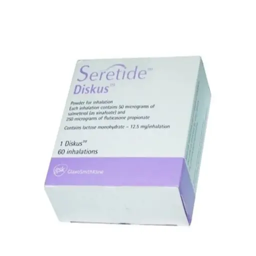 Seretide inhaler (salmeterol / fluticasone propionate) 50/250mcg