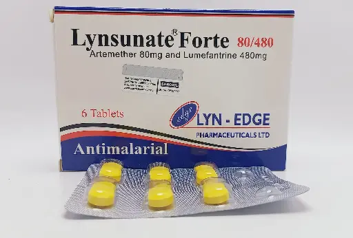 Lynsunate Forte (Artemether 80mg + Lumefantrine 480mg) Tablets