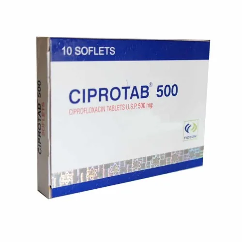 Ciprotab (ciprofloxacin) 500mg Fidson