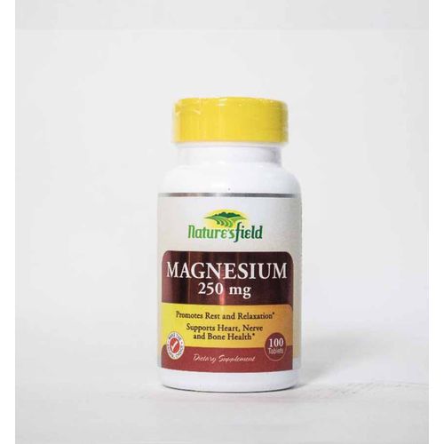 Nature's Field Magnesium 500mg x 100 Tablets