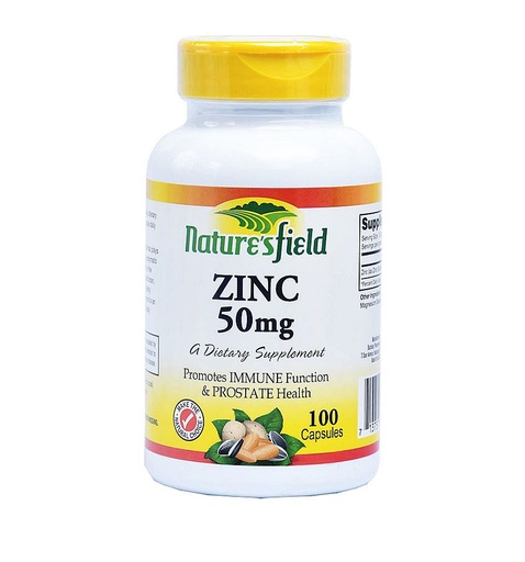 Nature's Field Zinc 50mg x100 Tablets