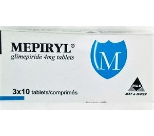 Mepiryl - 4mg M&B (Glimepiride)