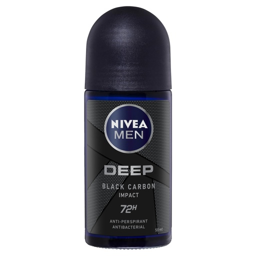 Nivea Men Deep Black Carbon Dark Wood Roll-on