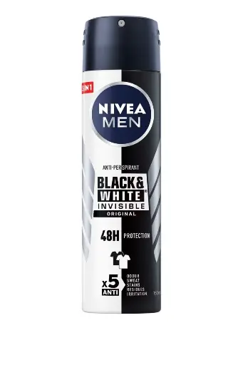 Nivea Men Black & White Invisible Original Body Spray