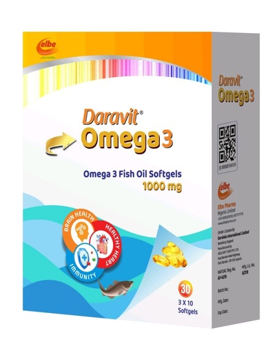 Daravit Omega 3 Softgels