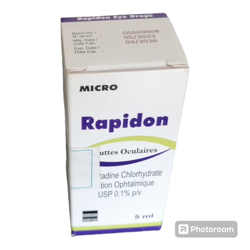 Rapidon (Olopatadine Hydrochloride Opthalmic Solution 0.1% w/v) 5ml