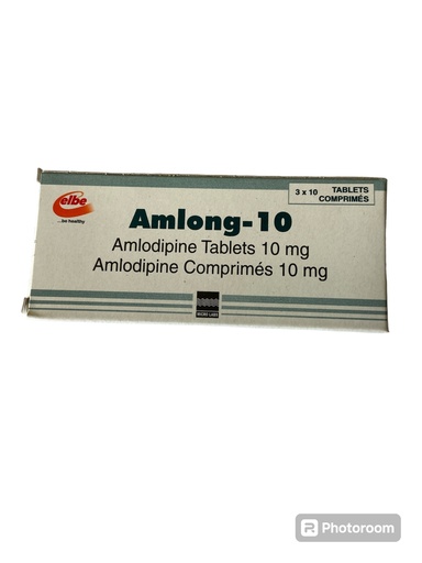 Amlong (amlodipine) 10mg Elbe