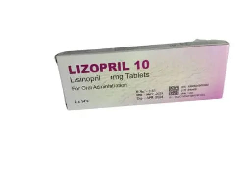 Lizopril 10 (lisinopril) 10mg tabs