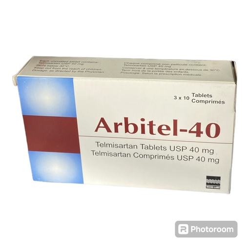 Arbitel-40 (Telmisartan 40mg) Tablets