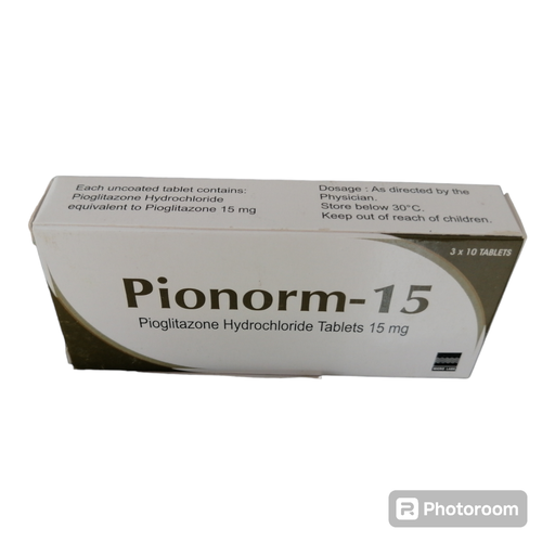 Pionorm-15 (Pioglitazone Hydrochloride15mg) Tablets