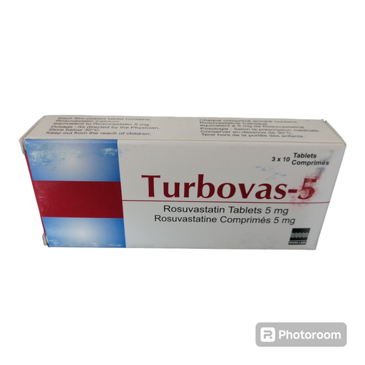 Turbovas-5 (Rosuvastatin 5mg) Tablets