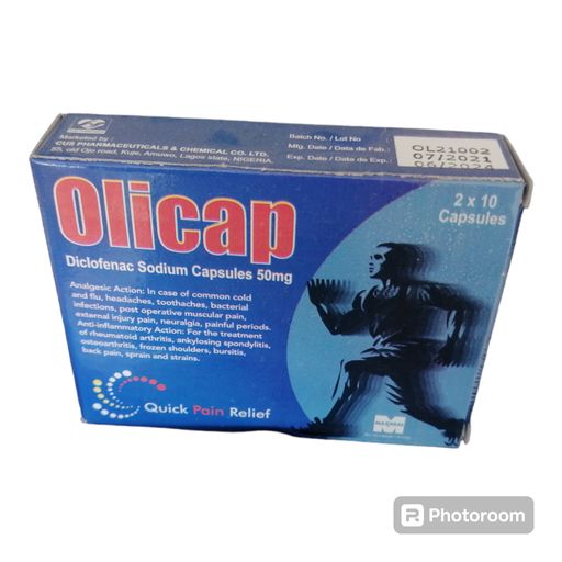 Olicap (diclofenac sodium) Capsule 