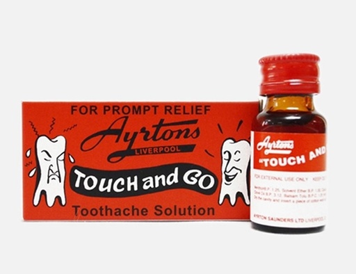 Ayrtons Touch and Go solution toothache (pharmasol)