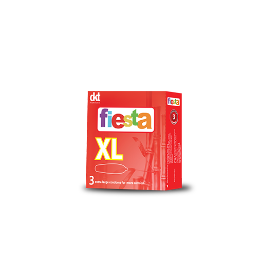 Fiesta XL Condom pack of 3