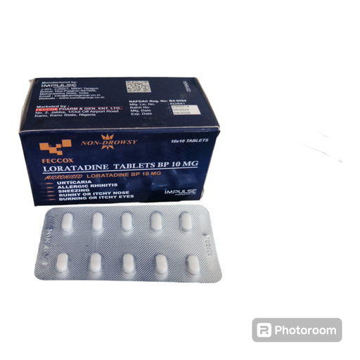 Loratadine tabs Feccox 10mg