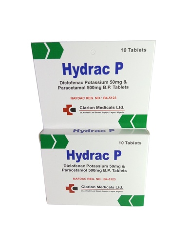 Hydrac P (Diclofenac/Paracetamol)