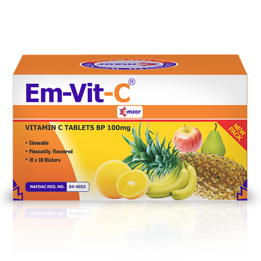 Emvit C (vitamin C) 100mg tabs