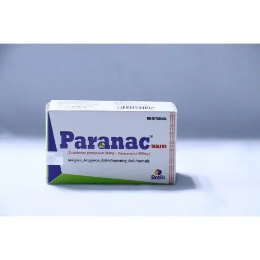 Paranac (diclofenac potassium + pcm) tabs