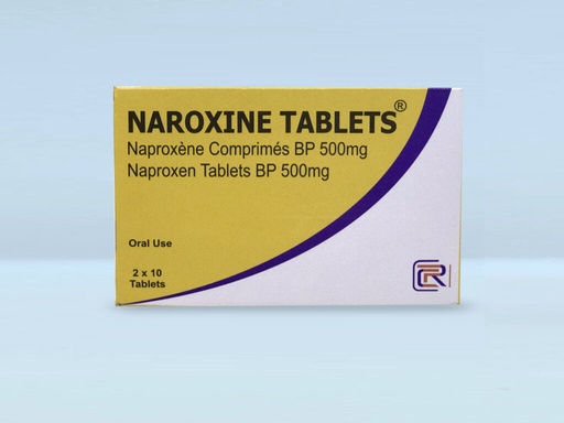 Naroxine Naproxen 500mg tabs