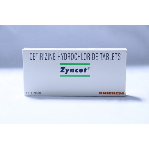 Zyncet Cetirizine tabs 10mg