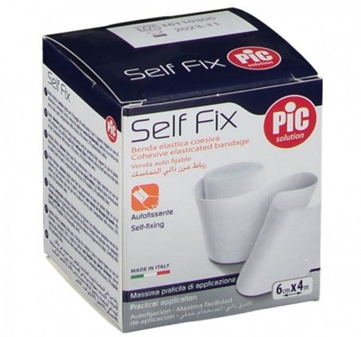 Self Fix cohesive elasticated bandage 6cmx4m