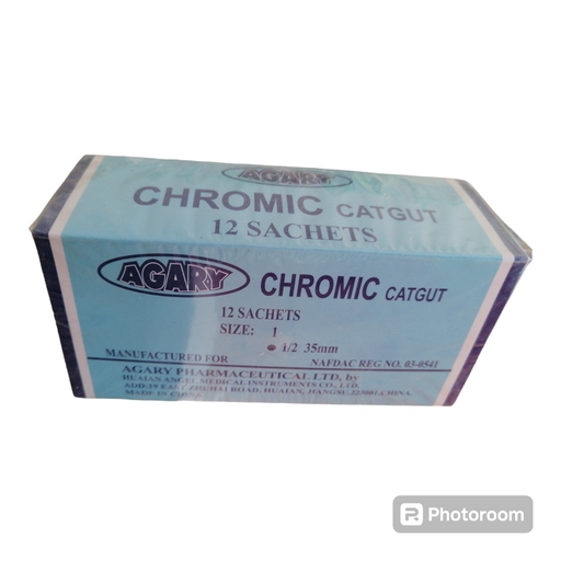 chromic sutures size 1