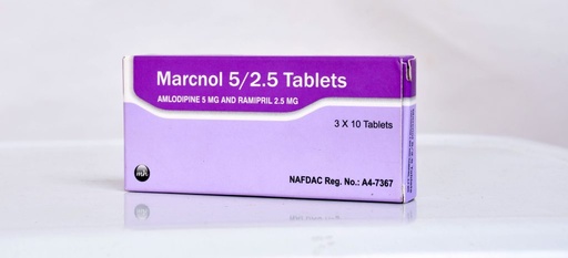 marcnol (Amlodipine 5mg Ramipril 2.5mg)