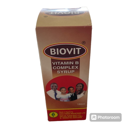 Biovit (Vitamin B Complex) Syrup 180ml