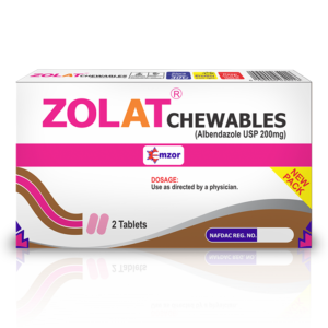 Zolat Tabs (albendazole) 200mg, 400mg