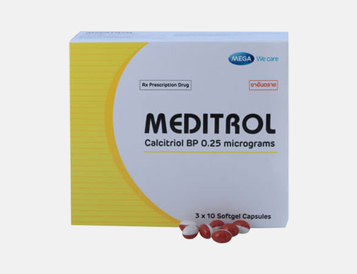 Meditrol (Calcitriol) 0.25mcg caps