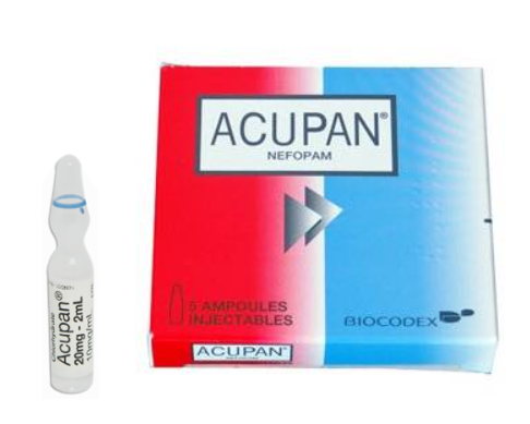 Acupan (nefopam) 20mg Injection