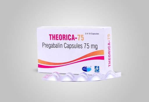 Theorica (pregabalin) 75mg Capsules