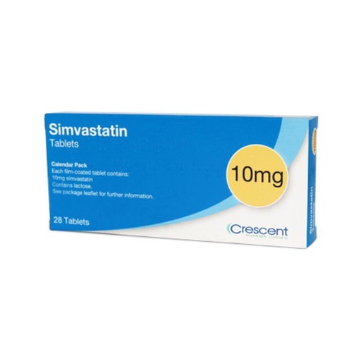 Simvastatin 10mg Tablets