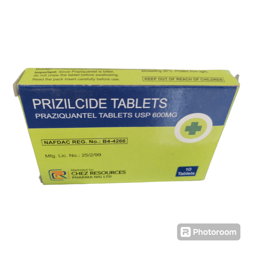 Prizilcide Praziquantel 600mg